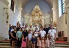 Krštenje 6. djeteta obitelji Burlic iz Pitomače